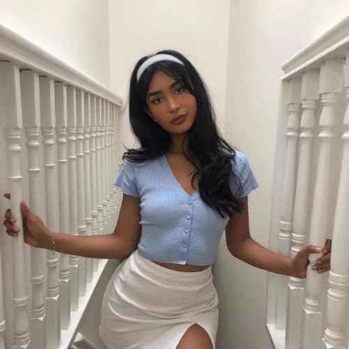 3PCS Headbands for Women & Girls - White Pearl Non-Slip Wide Padded Headbands - Cute & Vintage Women's Hair Accessories