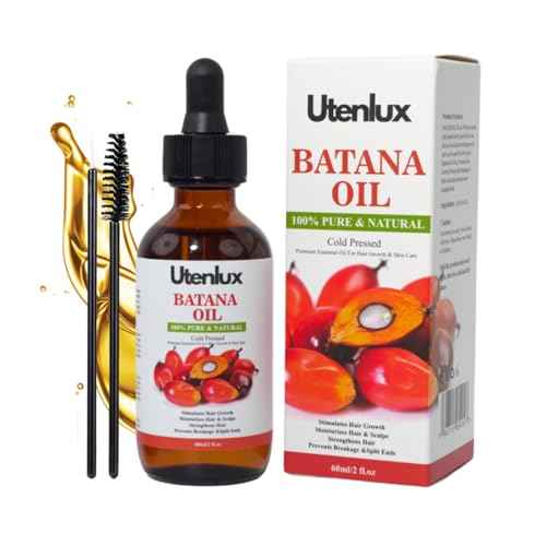 100% Pure Botana Oil Hair Growth, Dr. Sebi Organic Ojon Oil for Hair Growth, Cold Pressed, Sourced from Honduras, 2 oz