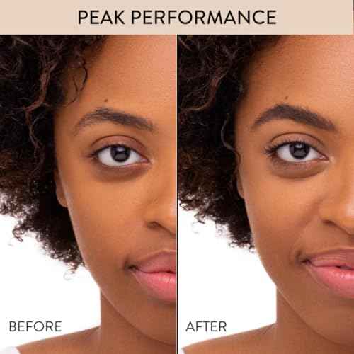 Mented Cosmetics Full-Time Eye Brightening Concealer for Women, Lightweight Full-Coverage Eye Makeup Concealer, Under Eyes Make Up Corrector, Blemishes & Contour, Peak Performance