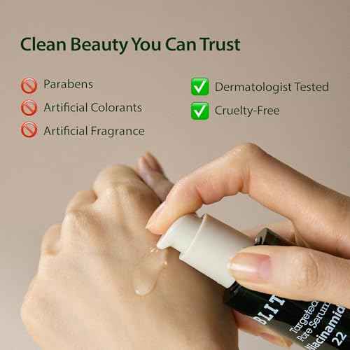 BLITHE Targeted Pore Serum with 22% Niacinamide for Oil Control, Pore Minimizer for Face, Korean Skin Care ? 1 fl oz