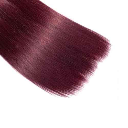 #99J Bundles Human Hair Straight Bundles 22 Inch Burgundy Straight Bundle Unprocessed Brazilian Virgin Weave Hair 1 Bundle 50 Gram Per Bundle