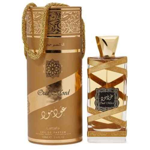 Lattafa for Unisex 3 Piece Eau de Parfum Gift Set (Maahir + Fakhar for Men + Oud Mood Elixir) 3.4 Ounce/100 ml each