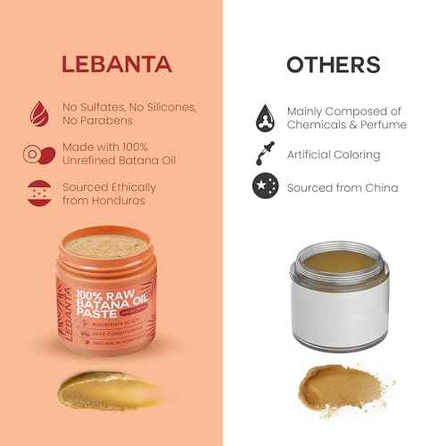 Raw Batana Oil for Hair Growth - 100% Pure, Organic 4oz Batana from Honduras for Thick and Strong Natural Hair - Dr. Sebi Unrefined Cold Pressed Cosmetic Scalp Mask for Men & Women (3 Pack)