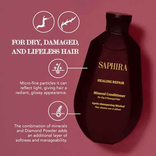 Hair Conditioner Collection for Curl Care, Repair, Mineral Treatment and Volume Boost