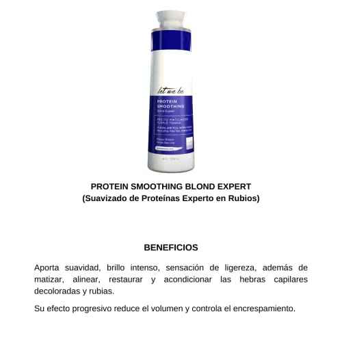 Let Me Be Blond Expert Purple Toning Mask 1000ml / 33.8 oz ? Protein Smoothing Treatment for Blonde, Bleached, or Highlighted Hair ? Anti-Frizz, Shine, Deep Hydration