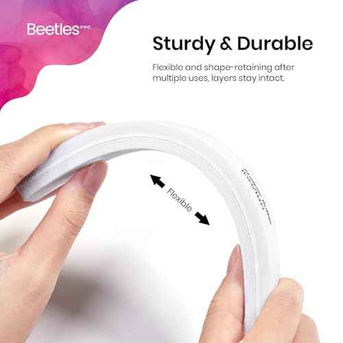 Beetles Pro 10-Pcs Nail File Nail Buffer ? Professional 100/180 Grit Double Sides Sponge Nails Files and Buffers Emery Boards Prep Tool for Acrylic, Gel & Natural Nails ? Salon Quality Manicure Tool