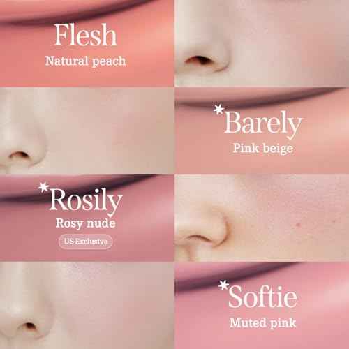 DEARDAHLIA Petal Drop Blush (Purity) - Vegan Weightless Liquid Blush with Long-lasting Pigment, Buildable and Skincare-Infused Fomula. Natural Flush, and Dewy Finish. Korean Makeup for Cheeks. 0.14 oz