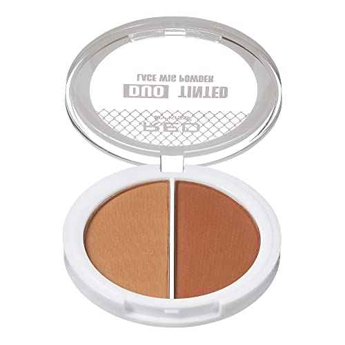 RED by Kiss Lace Wig Brush Tinted Powder Set ? Matte Finish, Oil Control, Lightweight, Long-lasting, Mix & Match Shade Duo
