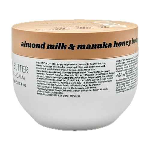 Ciroa Almond Milk & Manuka Honey Body Butter Soothe & Calm 15.8 oz