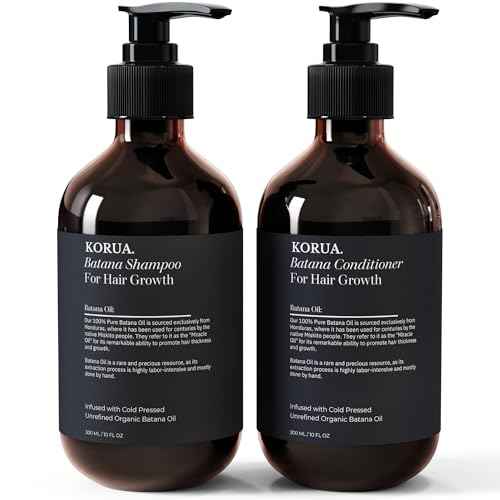 Batana Oil Shampoo and Conditioner for Hair Growth and Healthy Hair