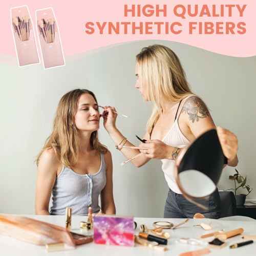 36 Sets Travel Size Makeup Brushes Set Mini Face Make Up Brushes Makeup Gifts for Bridesmaids Wedding Bridal Shower Makeup Party