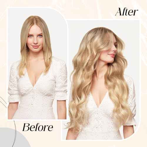 Tape in Hair Extensions Human Hair, Chotolate Brown 20pcs 22 Inch Hair Extensions Real Human Hair Tape in Straight Invisible Tape in Hair Extensions for Women (18p613, 22 Inch)