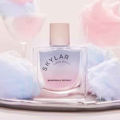 Skylar Boardwalk Delight Eau de Parfum - Hypoallergenic & Clean Perfume for Women & Men, Vegan & Safe for Sensitive Skin - Notes of Cotton Candy, Vanilla & Coconut Milk - 50mL /1.7 Fl oz