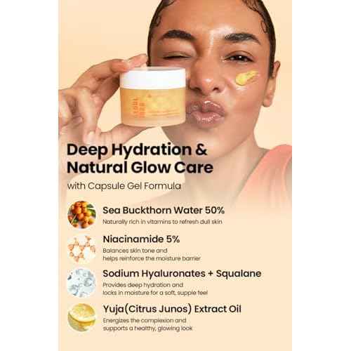 K-SECRET SEOUL 1988 Niacinamide Capsule Cream ? Hydrating Face Moisturizer with 5% Niacinamide and Yuja | Vitamin C Capsule Cream for Dark Spots, Uneven Skin Tone | Korean Skincare, 50ml / 1.69 fl oz