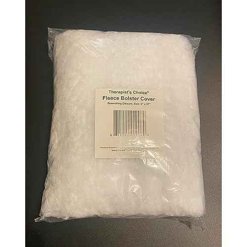 Therapist's Choice¢ç Fleece Bolster Cover with Drawstring Closure, Soft & Durable, Fit¡¯s Bolsters Sized 6" x 27" (Cover Only, Bolster Not Included)