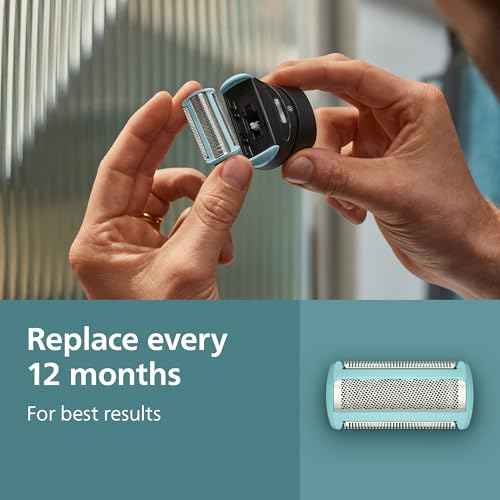 Philips Norelco Body Groomer Replacement Shaving Foil Head, 100% Showerproof & Waterproof Hypoallergenic Shaver Foil with Triple Protect Shave System, BG2010/40