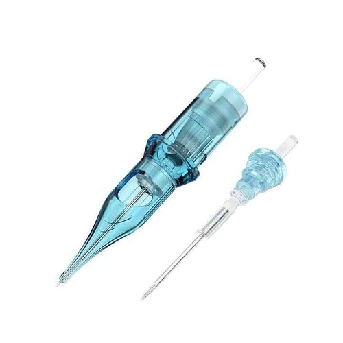 20pcs Tattoo Cartridge Needles- Tattoo Needles Cartridges Sterilized with Membrane Mixed Sizes-Upgraded 2.0 Casing Design- Durable Tattoo Needles for Tattooing - Round Liner (1214RL)