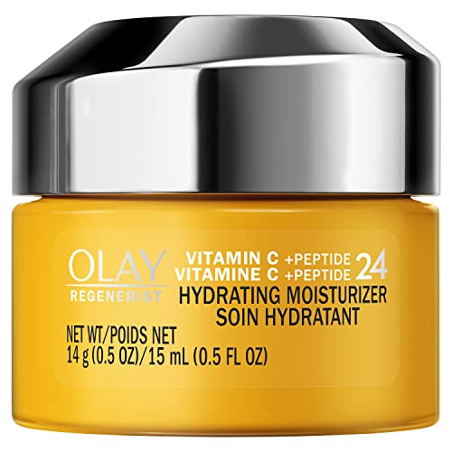 Olay Regenerist Vitamin C + Peptide 24 Face Moisturizer, Trial Size, 0.5 oz