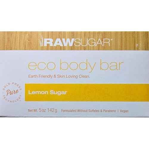 RawSugar Lemon Sugar Eco Body Bar 5 oz