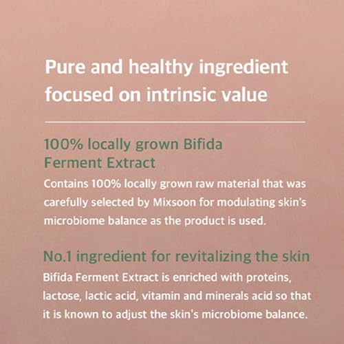 mixsoon Bifida Ferment Essence - Hydrating, Strengthening and Soothing for Face, Gentle Formula for Barrier Care 30ml / 1.01 fl.oz. Korean Glass Skin Care
