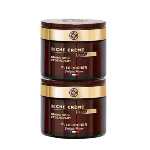 Yves Rocher Riche Cr?me Face Aging Mature Skin Day & Night Cream Set of 2-75 ml./2.5 fl.oz.