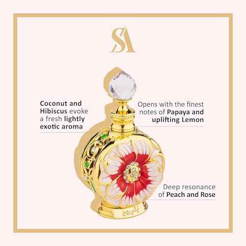 Swiss Arabian Layali Rouge - Luxury Products From Dubai - Long Lasting Personal Perfume Oil Fragrance - A Seductive Signature Aroma - 0.5 Oz