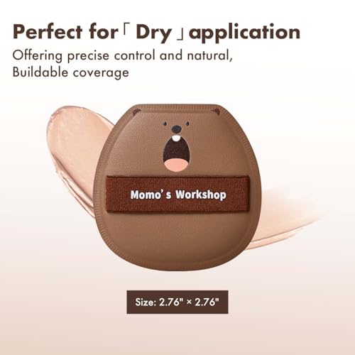 Makeup Sponges,Blender Sponges,Lychee Pattern Leather, Ultra Soft Bouncy Blender for Liquid Foundation, Rubycell, Perfect for Nose Wing & Under Eye,Travel Friendly & Reusable.2PCS