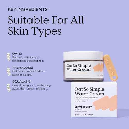 KraveBeauty Hydration Duo ? Great Barrier Relief + Oat So Simple Moisturizer, Korean-Inspired Hydrating & Calming Skincare Duo, Vegan & Cruelty-Free, 1.52 fl oz + 2.7 fl oz