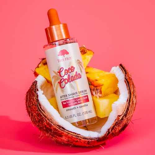 Tree Hut After Shave Serum - Coco Colada - 4.3 fl oz - Soothes Skin After Shaving - Infused with Tea Tree Oil