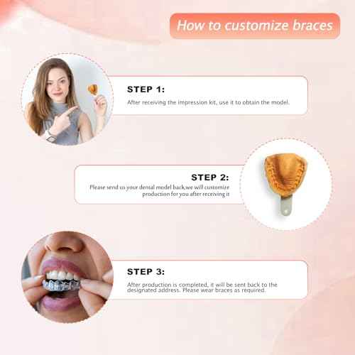 Custom Clear Retainer for Upper or Lower Teeth, BPA & Latex-Free, Invisible and Comfortable Fit for Adults & Teens (Upper or Lower)