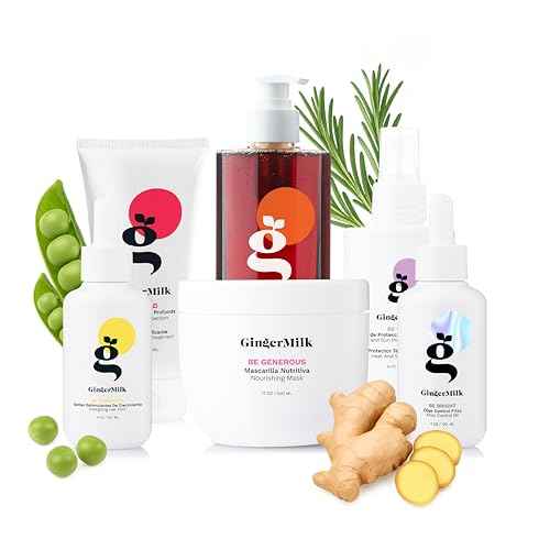 Hair Care Routine Kit for Women | 6-Step Ginger-Based Hair Repair & Nutrition System | Growth, Shine, Frizz Control & Deep Nourishment | All Hair Types | No Sulfates or Parabens