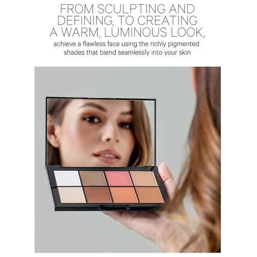 Kevyn Aucoin Sculpt and Define Contour Book: All-in-one makeup artist palette compact. Defines facial features. Eyes, cheekbone, nose & jawline. Highlighters to glow. All skin tones & shapes.