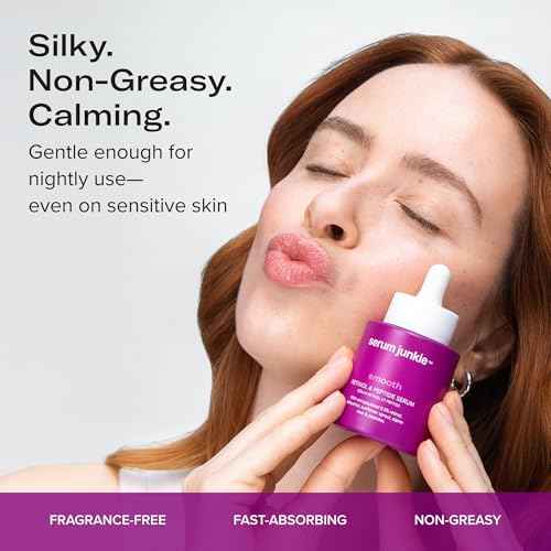 SMOOTH Retinol and Peptide Serum with Encapsulated Retinol, Bakuchiol, Matrixyl 3000, Melatonin, Vitamin E, Anti-Aging, Targets Fine Lines, Uneven Texture, Dullness, 1 fl oz