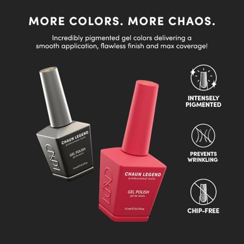 Chaun Legend Gel Nail Polish | You-phoric LG5224 (galaxy sparkle navy) | Soak Off UV LED Cure Gel Polish High Gloss 15ml