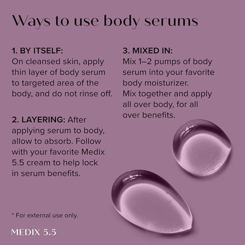 MEDIX Body & Face Moisturizer 20% Vitamin F Oil Hydrating Body Booster & Face Serum | Concentrated Vitamin F + Vitamin E Oil Super Serum For Skin Barrier | Crepey Skin Treatment, 1.7 Fl Oz