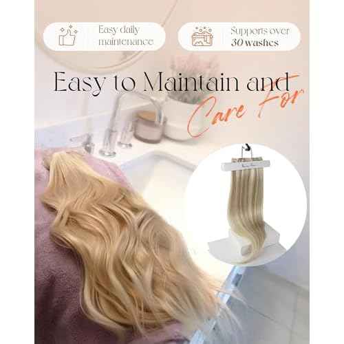 Sunny Hair Clip in Hair Extensions Straight Human Hair Clip in Extensions Remy Clip in Hair Extensions Real Human Hair Extensions Clip ins Golden Blonde Highlights Light Blonde 12inch