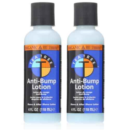 ORS Tea Tree Oil Anti Bump Lotion 4 Ounce (Pack of 2)