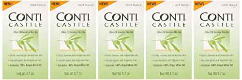 SPECIAL Pack of 5 -CASTILE SOAP CONTI 3.7 oz NUMARK LABORATORIES INC.
