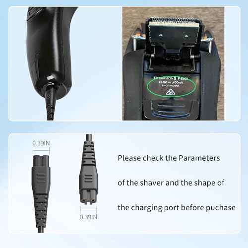 Charger for Remington Shaver for Replacement F5-5800 F5800 F5790 F4790 R5150 R6130 R-6150 MS2-390 MS3-2700 MS680 R9100 Shaver, Electric Razor Power Cord Adapter