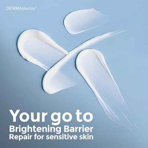 DERMAdoctor Calm Cool + Corrected Dermatologist Formulated Vitamin C Face Cream with Ferulic Acid + Vitamin E Oil; Ceramide Moisturizer for Sensitive Skin - 2.0 oz