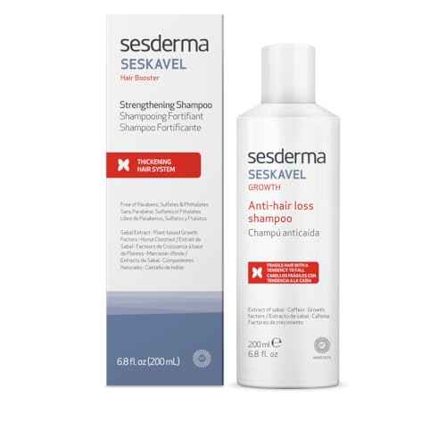 Sesderma SESKAVEL Strengthening Hair Shampoo for Thinning and Fragile Hair 6.8 fl. Oz