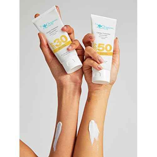 The Organic Pharmacy Cellular Protection Sunscreen SPF 50 - Mineral Sunscreen, 3.4 oz 100 ml
