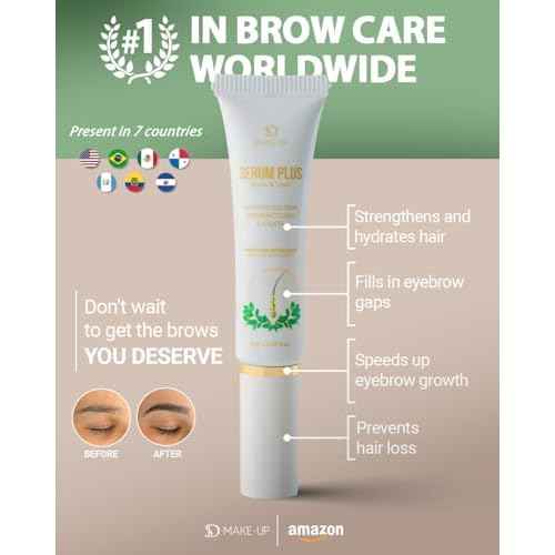Brow & Lash Growth Serum for Thicker Looking Brows in as Soon as 30 Days (Vegan), with Biotin - Dermatologist Approved Brow Serum for Thin, Patchy & Over-Tweezed Eyebrows - Fast Absorbing - 7.5ml
