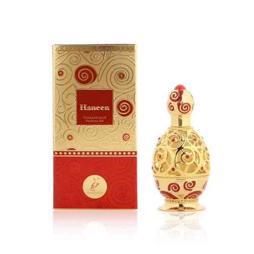 KHADLAJ PERFUMES Khadlaj Haneen Gold Concentrated Perfume Oil 0.67 Ounce (Unisex)
