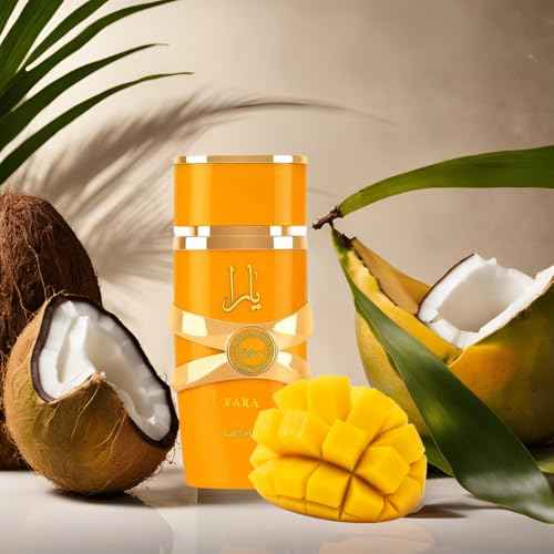 Lattafa Yara Tous - Tropical, Fruity, Floral, Vanilla - Eau de Parfum Long-Lasting Fragrance for Women, 3.40 Ounce / 100 ml