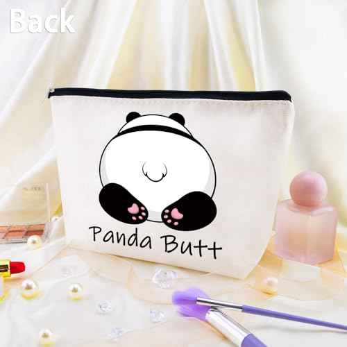 Panda Gifts for Women Panda Bag Pandas Gift Bag Pandas Makeup Bag Zipper Pouch Cosmetic Pouch Travel Toiletry Bags Graduation Gift Ideas for Daughter Sister Bestie Friends