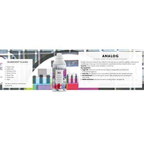 R+Co Analog Cleansing Foam Conditioner, Weightless Conditioner for Nourished, Shiny and No-Frizz Hair