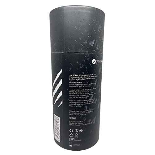 6 Inch x 11 Yards Second Skin Tattoo Cover Up Bandage Roll - Waterproof Aftercare Bandage, Latex-Free Skin Barrier Film for Tattoo Care, Wound Healing & Shower Protection