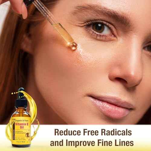 Seven Minerals Ultra Pure Vitamin E Oil - Full-Spectrum D-Alpha Tocopherol, 1 Fl Oz - 100% Organic Vitamin E Oil for Skin, Face, Hair, and Scars - Naturally Occurring = Not Synthetic