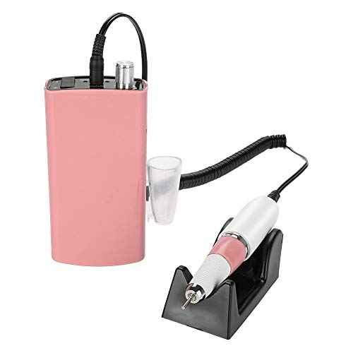 Nail File Drill Machine, Portable Professional Pedicure Electric Nail Drill Nail Grinding Machine Set Nail Art Equipment Kit(us Plug)